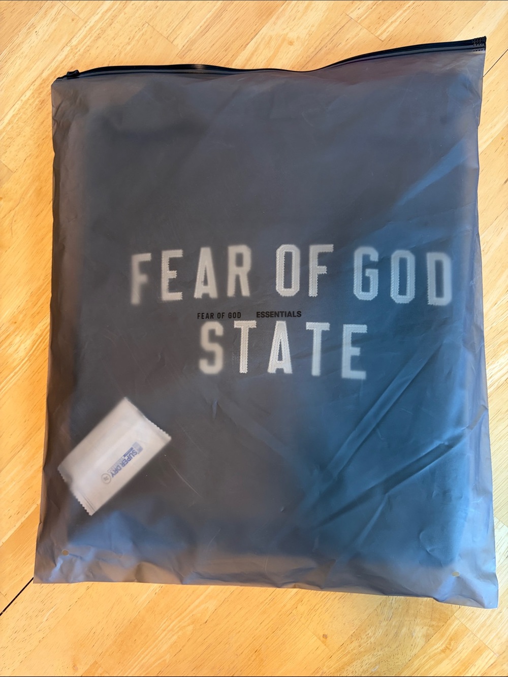 NWT Fear of God ESSENTIALS Moss '90s Fit Fleece Hoodie XS - Picture 6 of 8